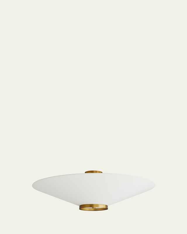 Decker 34" 3-Light Semi-Flush Mount